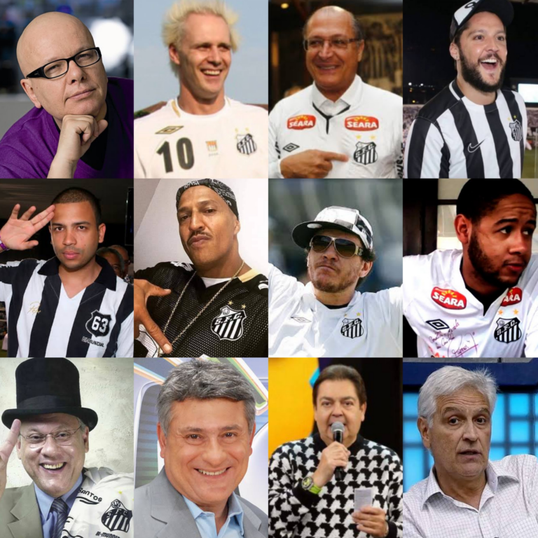 Famosos que Torcem para o Santos FC