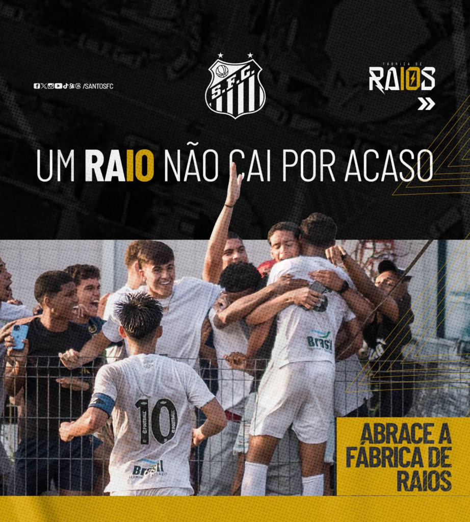 SANTOS FC LANÇA O FÁBRICA DE RAIOS