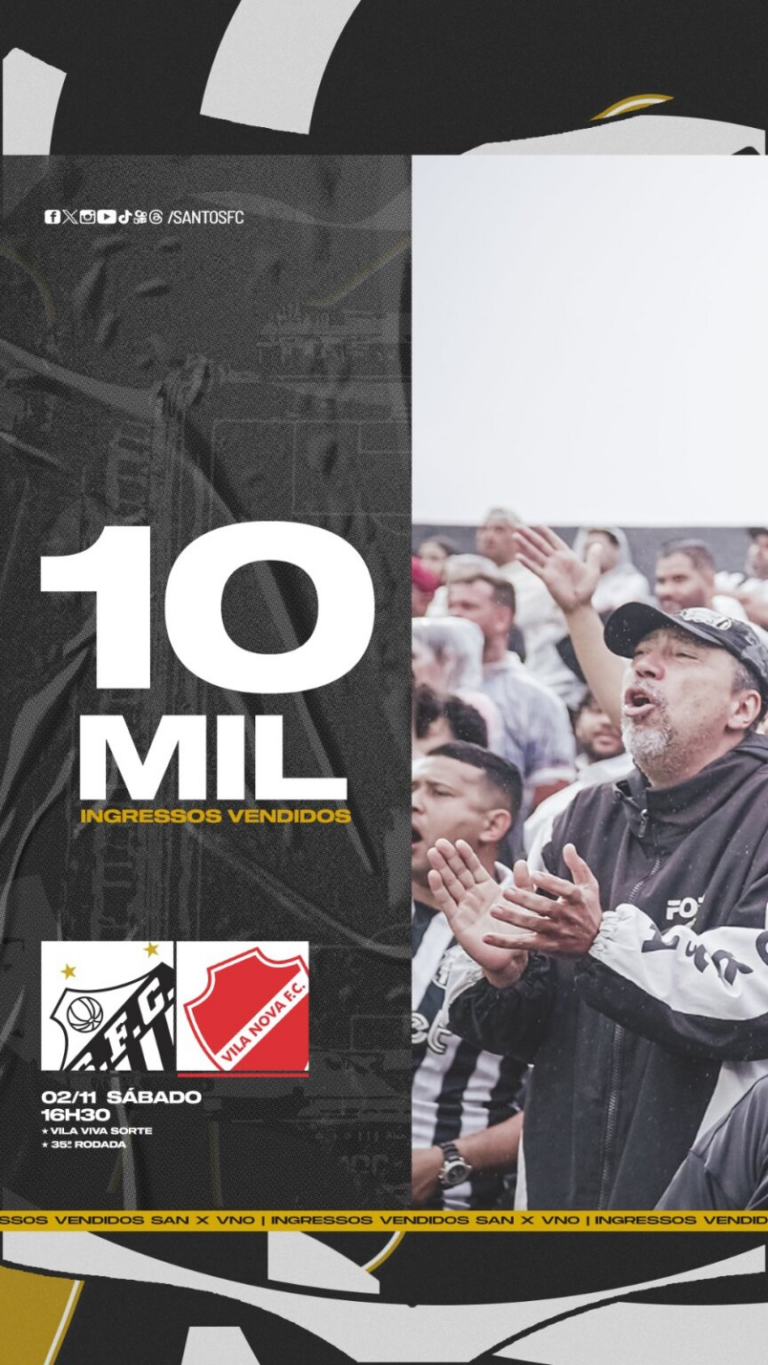 MAIS DE 10 MIL INGRESSOS JÁ FORAM VENDIDOS PARA A PARTIDA CONTRA O VILA NOVA-GO