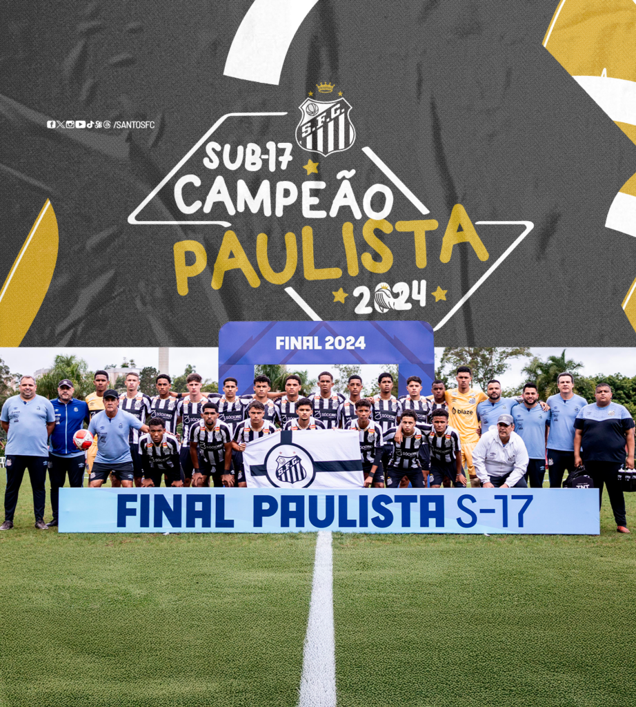 COM GRANDE GERAÇÃO DE MENINOS DA VILA, SANTOS FC VOLTA A SER CAMPEÃO PAULISTA SUB-17 DEPOIS DE DEZ ANOS