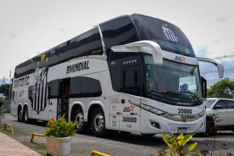 NOVO ÔNIBUS DO SANTOS PARA 2025: MODERNIDADE E CONFORTO