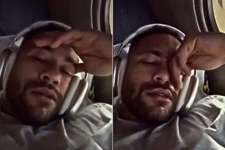 Neymar Jr. compartilha vídeo no avião e se queixa da demora no voo: 'nunca chega'; assista
